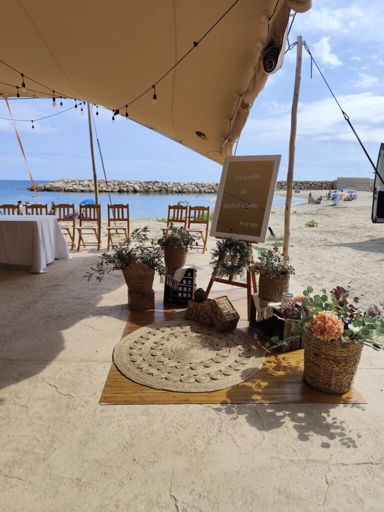 Boda en la playa Calafat Events