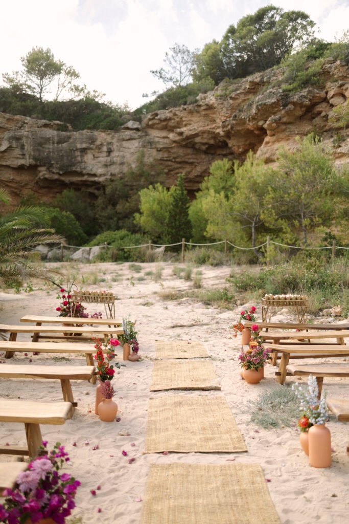 Boda en la playa en Calafat