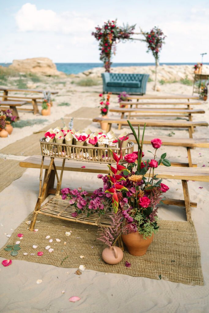 Boda en la playa en Calafat
